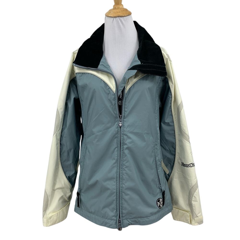 Hard Corps Jacket Womens 10 Multi Zip Up Insulated Waterproof Snowboarding Ski